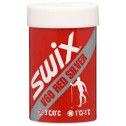 Nordic Grip Wax Swix V60 Red Silver Hardwax 0/+3C 43g