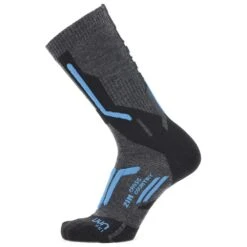Nordic Sock Uyn M Ski Cross Country 2In Socks Anthracite Blue