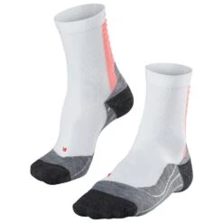 Nordic Sock Falke Achilles W White Neon Red