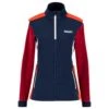 Nordic Jacket Swix Cross Jkt Wmn Dark Navy - Rhubarb Red