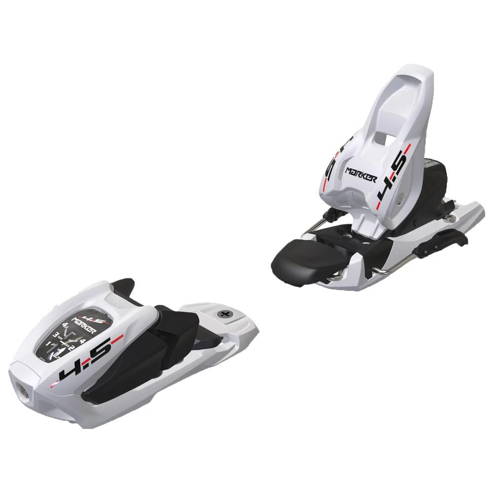 Ski binding Marker M 4.5 White Black Ski Binding Marker M 4.5 White Black -Glisshop Ski Gear bd9f7fb0da037b9c801094fa0976d945b235f66d VH18MARKFIX040 0