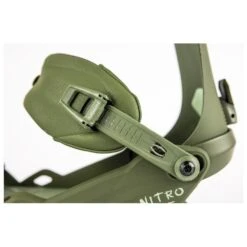 Snowboard Binding Nitro One Olive -Glisshop Ski Gear d33d1a413b4d37c190bcd9d1902ab2475fbb9efb H23NITRBIN2339486 905